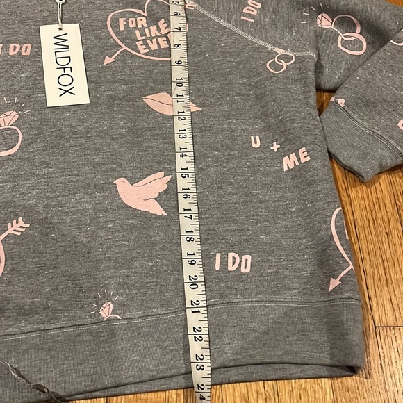NWT Wildfox For Like Ever sweatshirt - Picture 7 of 14